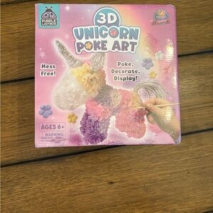 3D Unicorn Poke Art by - Pink, Purple, White